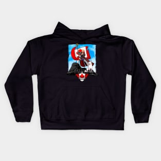 Cody Rhodes Canadian Flag Kids Hoodie